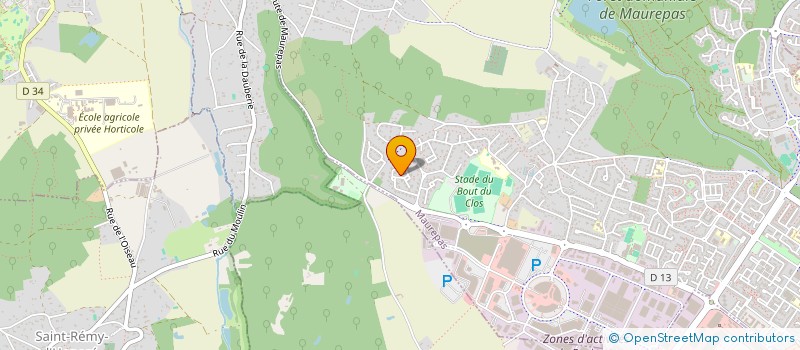 localisation de l'entreprise MONSIEUR ALIX POTOKAR  MAUREPAS