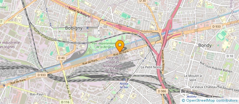 localisation de l'entreprise MONSIEUR ALIX RISAL  BOBIGNY