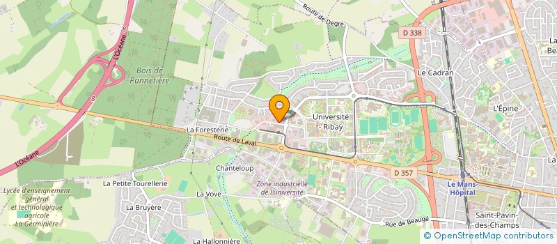 localisation de l'entreprise MONSIEUR ALIX SOLLI  LE MANS