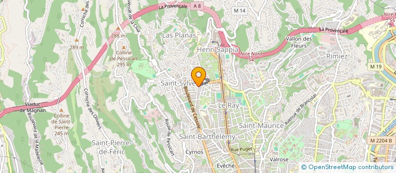 localisation de l'entreprise MONSIEUR ALIX SUZANNE à NICE