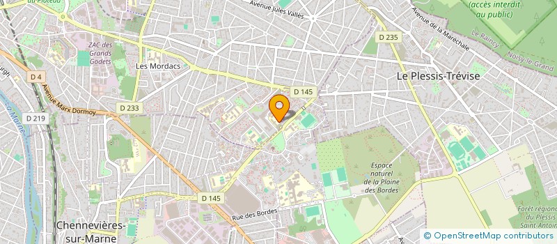 localisation de l'entreprise MONSIEUR ALIX YANGBA KOKOYO  CHAMPIGNY-SUR-MARNE