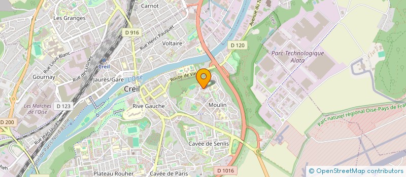 localisation de l'entreprise MONSIEUR ALIYA SAFI  CREIL