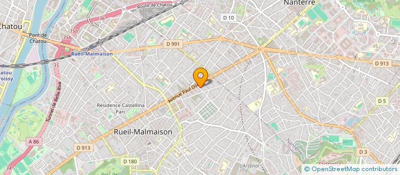 localisation de l'entreprise MONSIEUR ALIYYII ABDUL JABAR HASSAN à RUEIL-MALMAISON