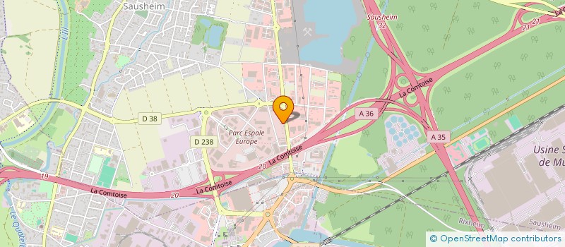 localisation de l'entreprise MONSIEUR ALJI ALJUSI  SAUSHEIM