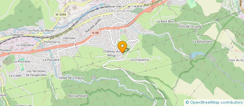 localisation de l'entreprise MONSIEUR ALKAMA EL BAKKALI  LA RICAMARIE