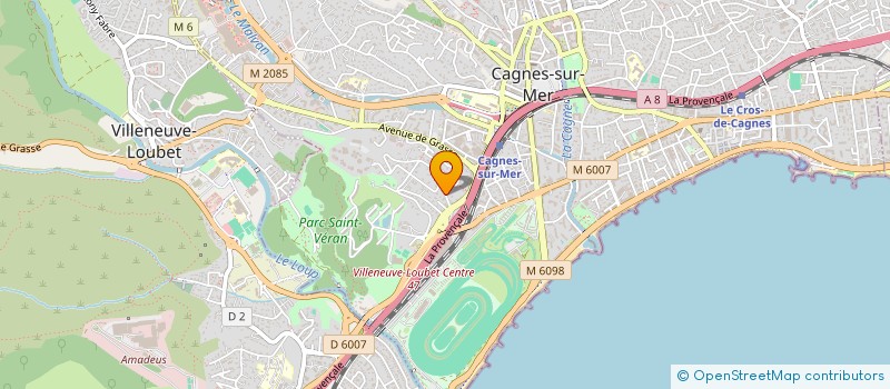 localisation de l'entreprise MONSIEUR ALKEMA AGUERCIF à CAGNES-SUR-MER