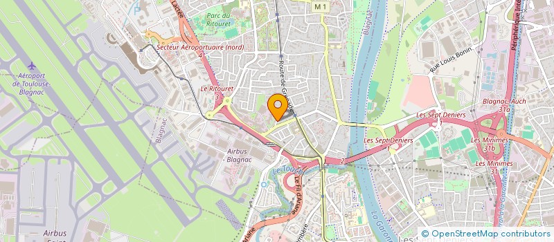 localisation de l'entreprise MONSIEUR ALLA AMSSAAF à BLAGNAC