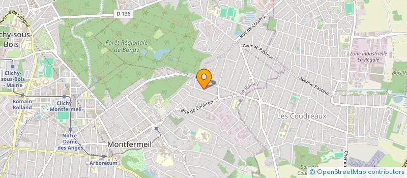 localisation de l'entreprise MONSIEUR ALLA EDDINE KECHKECHE  MONTFERMEIL