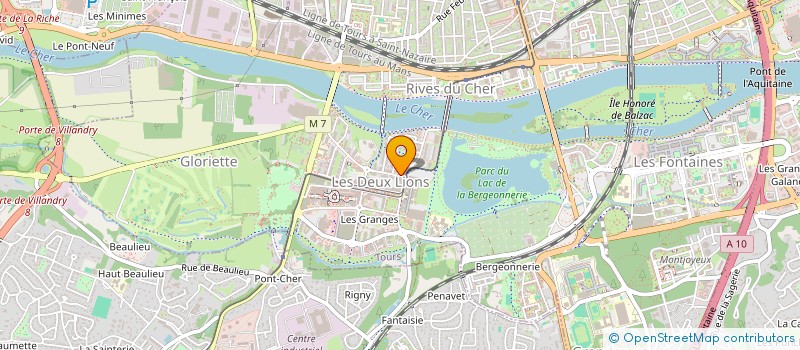 localisation de l'entreprise MONSIEUR ALLABANI TAHIR SOUGUIMI  TOURS