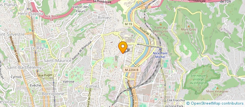 localisation de l'entreprise MONSIEUR ALLADINE KHALLAH à NICE
