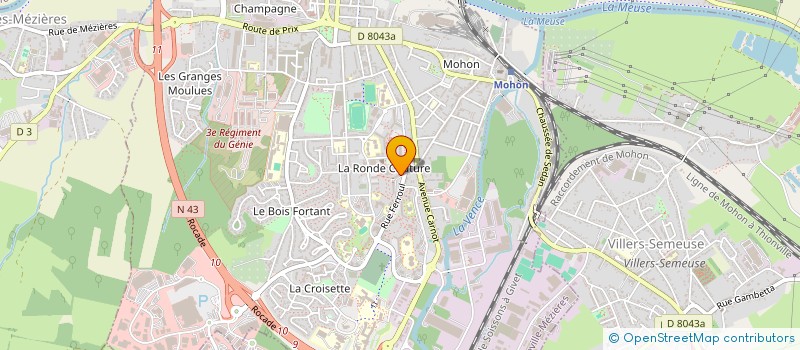 localisation de l'entreprise MONSIEUR ALLAEDDINE HAMRAOUI à CHARLEVILLE-MEZIERES