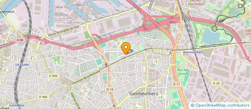 localisation de l'entreprise MONSIEUR ALLAH KHOJA KHEIL  GENNEVILLIERS