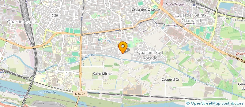 localisation de l'entreprise MONSIEUR ALLAH NAZAR ESSA KHIL  AVIGNON