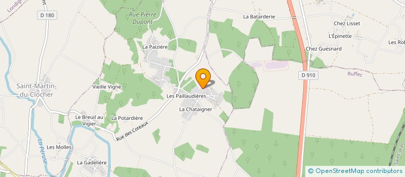 localisation de l'entreprise MONSIEUR ALLAIN AUDOUIN à BERNAC