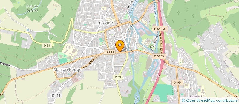 localisation de l'entreprise MONSIEUR ALLAIN DENOVAL à LOUVIERS