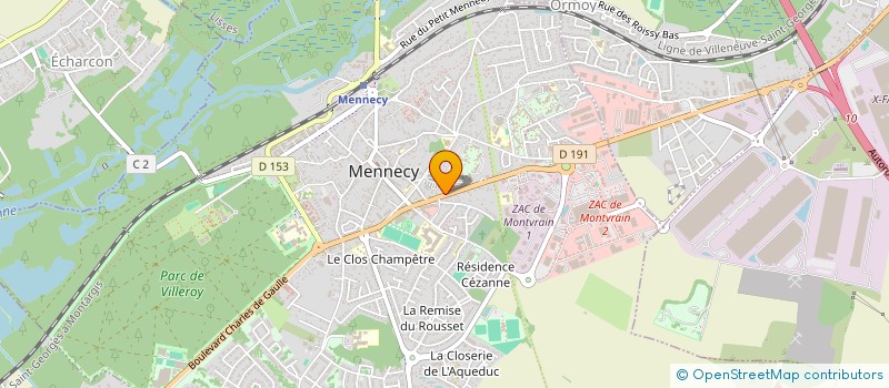 localisation de l'entreprise MONSIEUR ALLAIN RAKOTOARIVELO à MENNECY