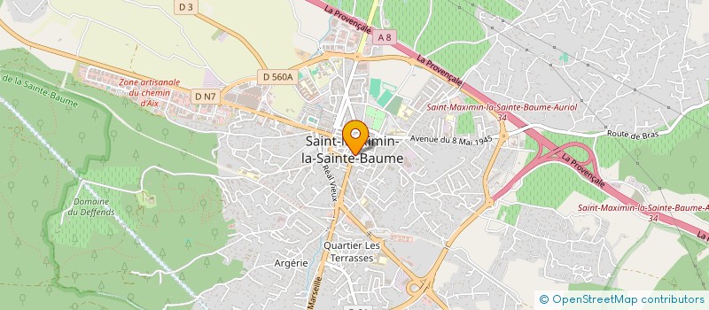 localisation de l'entreprise MONSIEUR ALLAL EL BOUAZZATI à SAINT-MAXIMIN-LA-SAINTE-BAUME