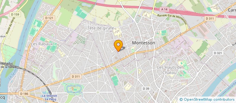 localisation de l'entreprise MONSIEUR ALLAL LAMRINI à MONTESSON