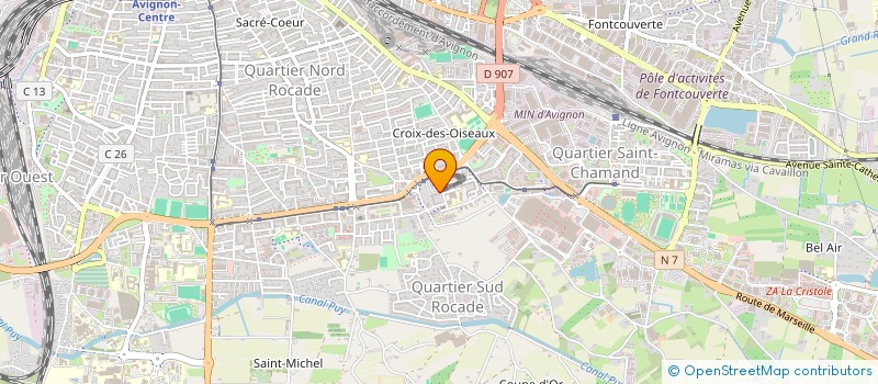 localisation de l'entreprise MONSIEUR ALLALA JELASSI à AVIGNON