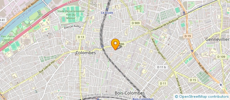 localisation de l'entreprise MONSIEUR ALLALA TOUIL à COLOMBES