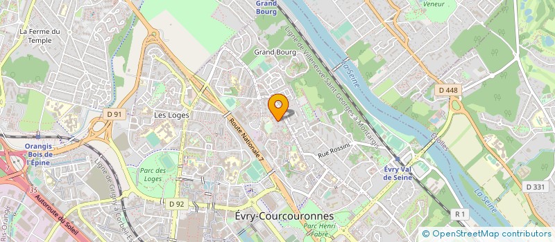 localisation de l'entreprise MONSIEUR ALLAMINE ADDALI  EVRY-COURCOURONNES