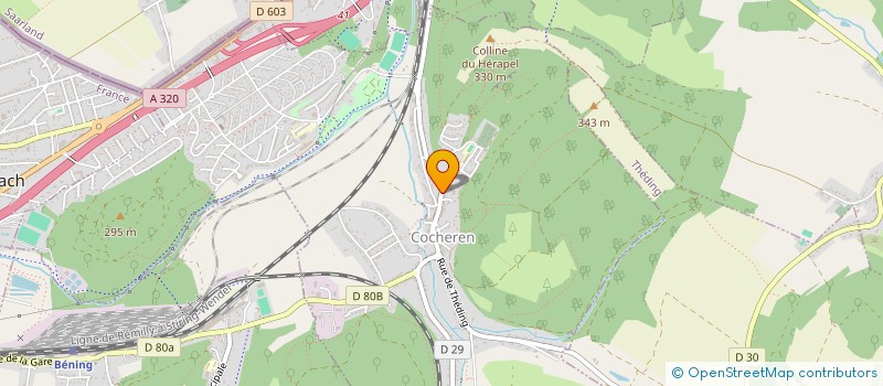 localisation de l'entreprise MONSIEUR ALLAN AUBRY  COCHEREN