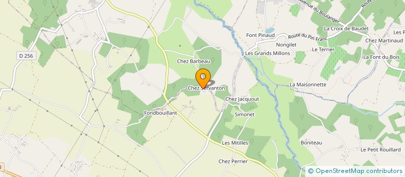 localisation de l'entreprise MONSIEUR ALLAN BARON  CHEPNIERS