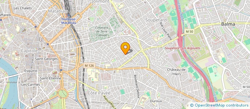 localisation de l'entreprise MONSIEUR ALLAN BENILLI  TOULOUSE