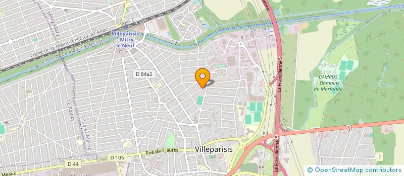 localisation de l'entreprise MONSIEUR ALLAN BETZY  VILLEPARISIS