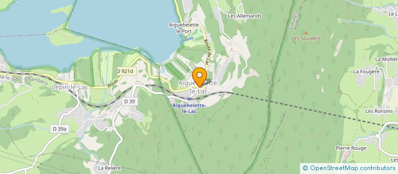 localisation de l'entreprise MONSIEUR ALLAN BLANC  AIGUEBELETTE-LE-LAC