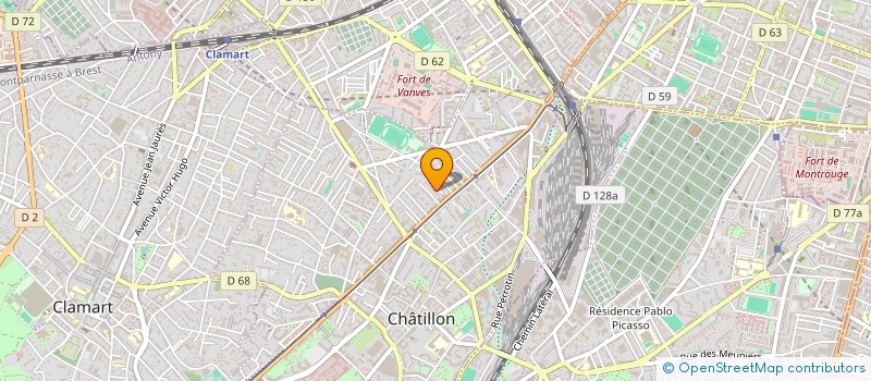 localisation de l'entreprise MONSIEUR ALLAN BLANVILLAIN à CHATILLON