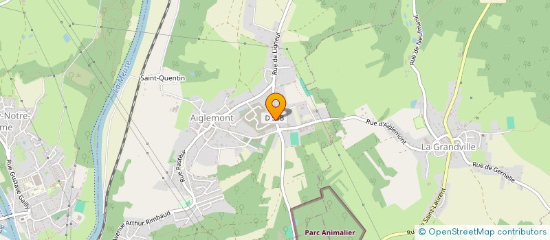 localisation de l'entreprise MONSIEUR ALLAN BOUAOUNI  AIGLEMONT