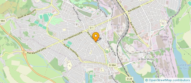 localisation de l'entreprise MONSIEUR ALLAN BOURAGA  LE CREUSOT