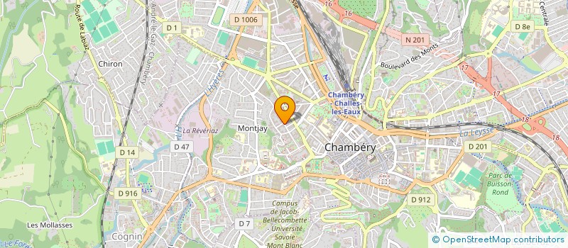 localisation de l'entreprise MONSIEUR ALLAN BRELIK  CHAMBERY