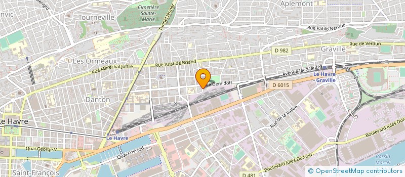 localisation de l'entreprise MONSIEUR ALLAN BRONNEC à LE HAVRE