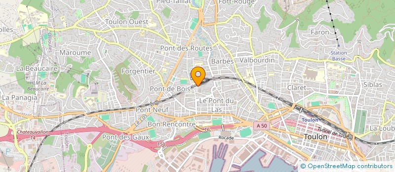 localisation de l'entreprise MONSIEUR ALLAN CAPPELLA  TOULON