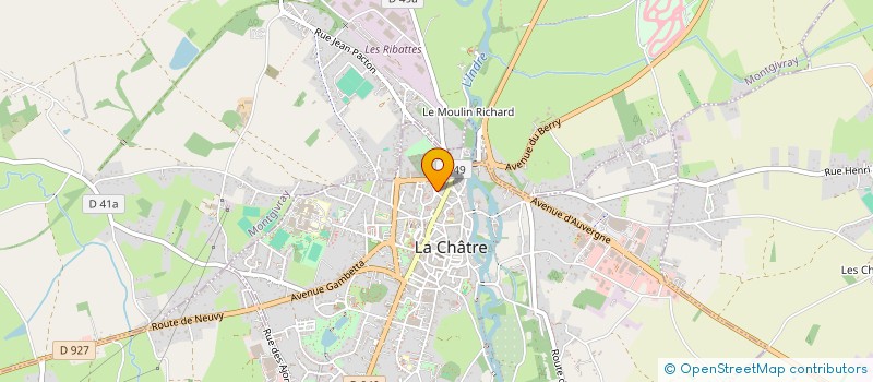 localisation de l'entreprise MONSIEUR ALLAN CERITLI à LA CHATRE