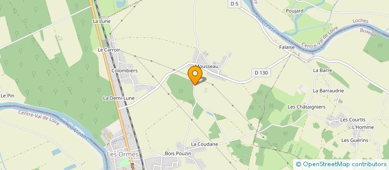 localisation de l'entreprise MONSIEUR ALLAN CHASSEMONT  LES ORMES