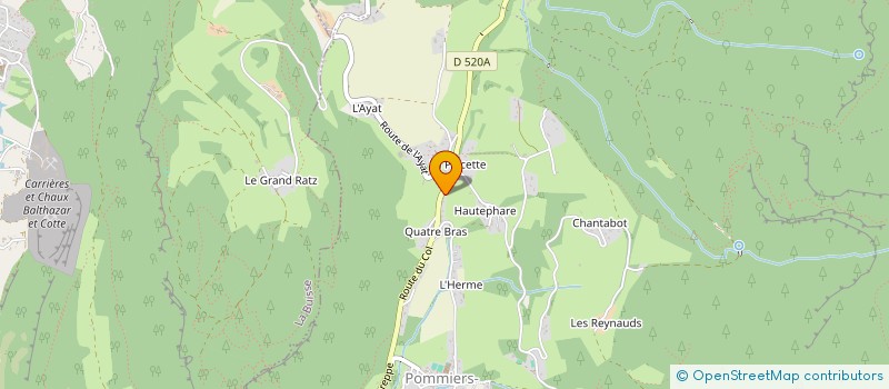 localisation de l'entreprise MONSIEUR ALLAN CHOUART  LA SURE EN CHARTREUSE