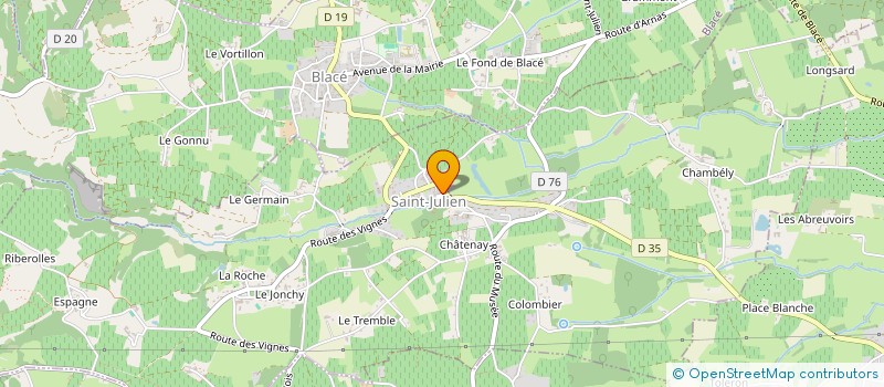 localisation de l'entreprise MONSIEUR ALLAN COMTE à SAINT-JULIEN