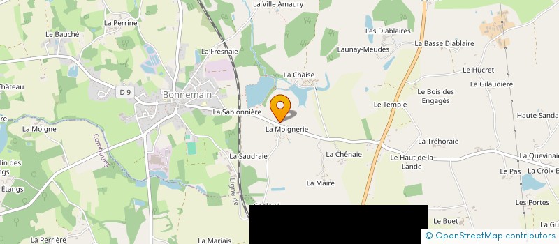 localisation de l'entreprise MONSIEUR ALLAN COTARD  BONNEMAIN