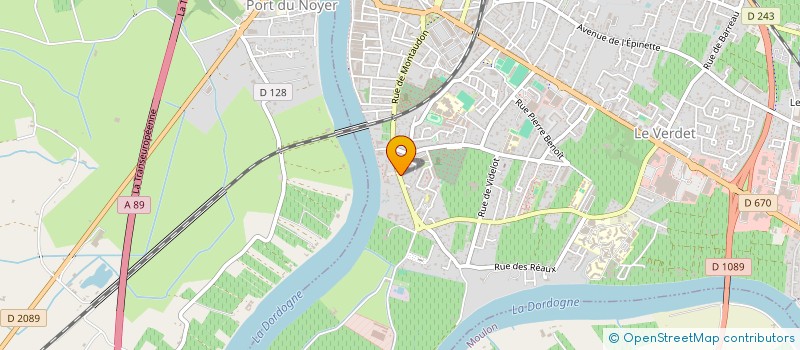 localisation de l'entreprise MONSIEUR ALLAN DA GRACA  LIBOURNE