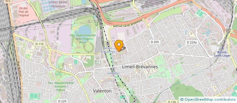 localisation de l'entreprise MONSIEUR ALLAN DANTEC  LIMEIL-BREVANNES