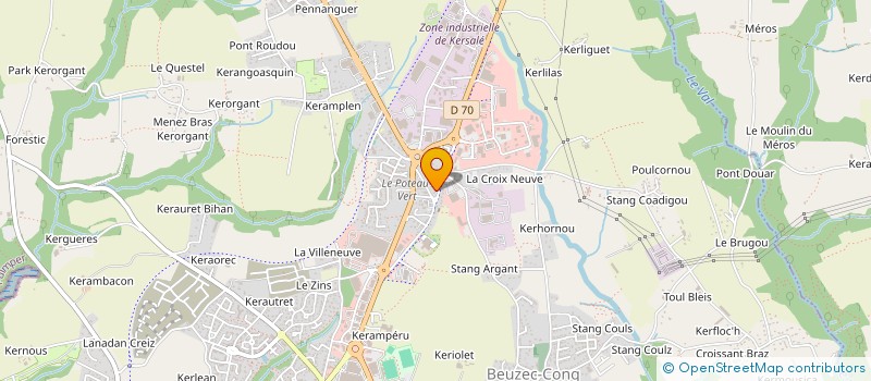 localisation de l'entreprise MONSIEUR ALLAN DELAUTRE  CONCARNEAU