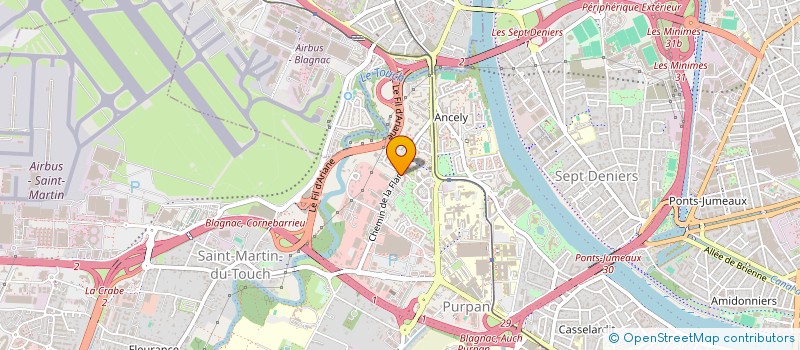localisation de l'entreprise MONSIEUR ALLAN DESCHAMPS à TOULOUSE