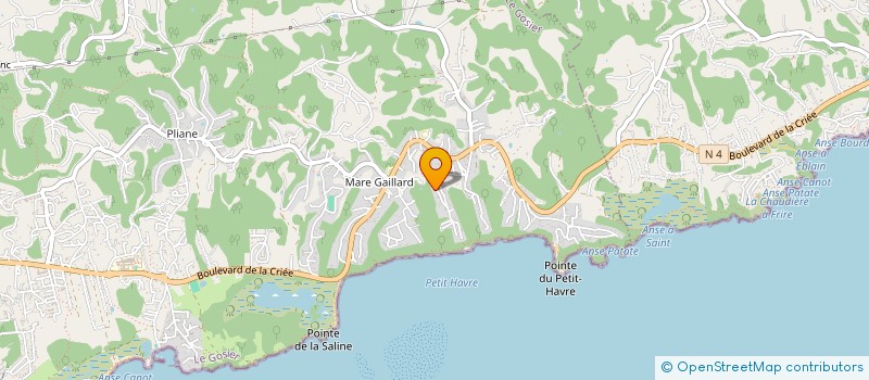 localisation de l'entreprise MONSIEUR ALLAN DESIREE  LE GOSIER