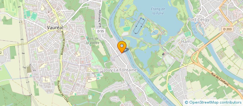 localisation de l'entreprise MONSIEUR ALLAN DEZITTER  VAUREAL