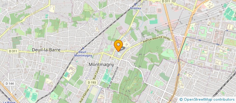 localisation de l'entreprise MONSIEUR ALLAN DINGA  MONTMAGNY