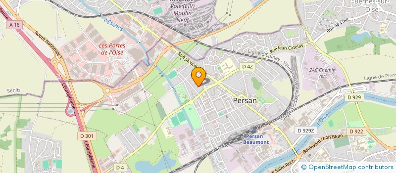 localisation de l'entreprise MONSIEUR ALLAN DOUILLET  PERSAN