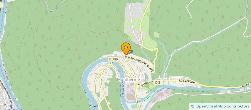 localisation de l'entreprise MONSIEUR ALLAN DRUART  MONTHERME